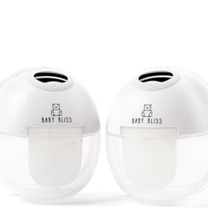 Baby Bliss S39 Pro Wearable Breast Pump – Hands-Free, Discreet & Portable – Smart Digital Display – 12 Suction Levels & Multi-Modes – Includes 2 × 24mm Pumps + Flange Inserts (17/19/21 mm)