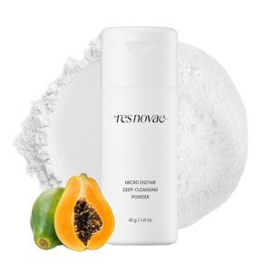 Enzyme Cleansing Powder – 40g (1.41 oz) – Gentle Face Wash with Papain Enzyme – Pore Purifying, Blackhead & Whitehead Remover – Low pH, Non-Irritating, Safe for Sensitive Skin