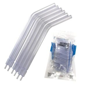 1000 Clear Dental Air Water Syringe Tips – Disposable, Non-Sterile – Universal Fit, Leak-Proof, Hygienic Oral Evacuation Tips – 4 Bags of 250