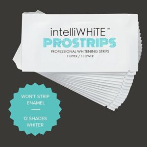 Prostrips Teeth Whitening Strips – 12 Shades Whiter in 14 Days – 28 Enamel-Safe Remineralizing Strips, 97% No Sensitivity, Gentle & Effective Teeth Whitening Kit