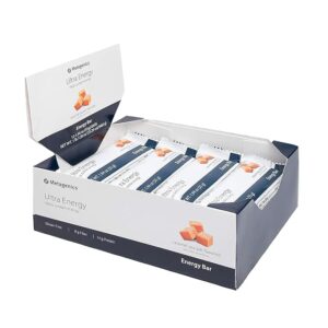 Metagenics Ultra Energy Bars – Caramel Sea Salt – 12 Count – Nutritious Protein Snack Bar for Sustained Energy & Balanced Nutrition